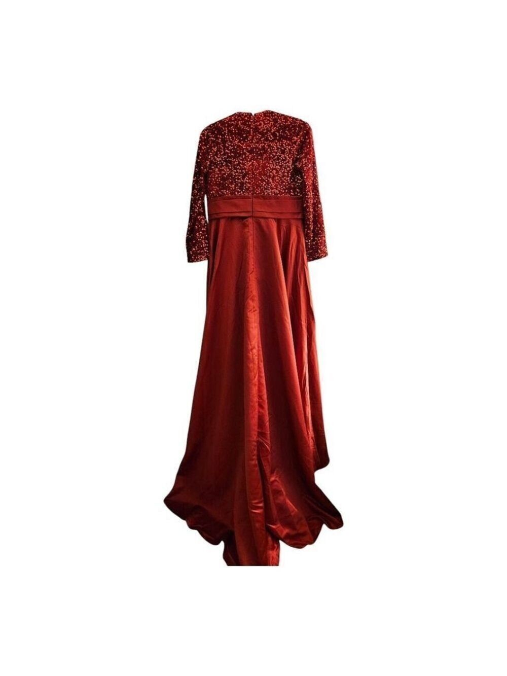 LanTing Wedding Dress, M, Red - Picture 9 of 14